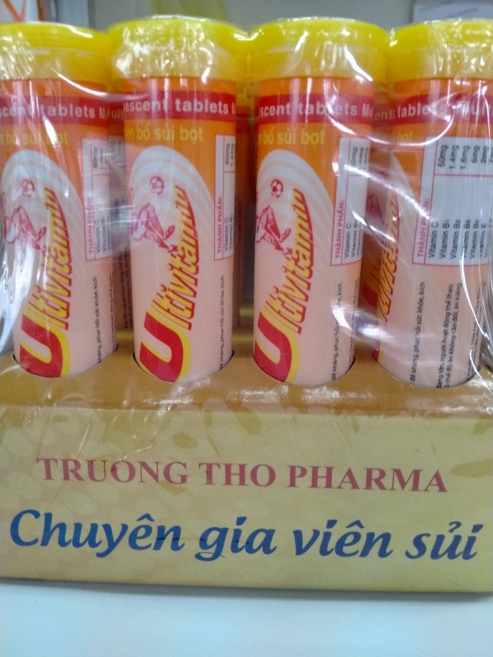 Viên bổ sủi bọt MULTIVITAMIN tub 20 viên