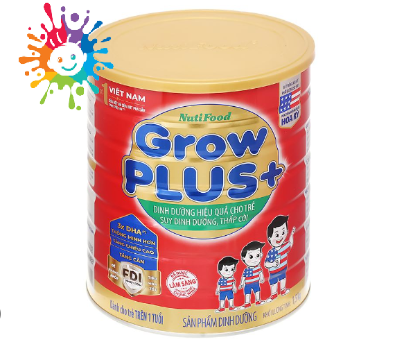 Sữa grow plus đỏ 1,5kg