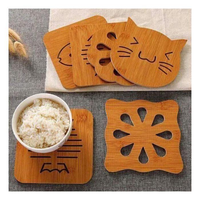 COMBO 2 MIẾNG LÓT NỒI BẰNG GỖ SANG TRỌNG