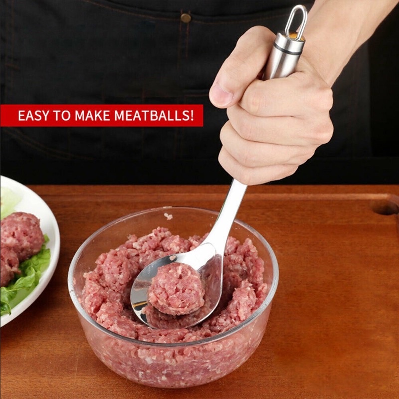 Thìa làm thịt viên, thìa làm thịt mọc bằng inox