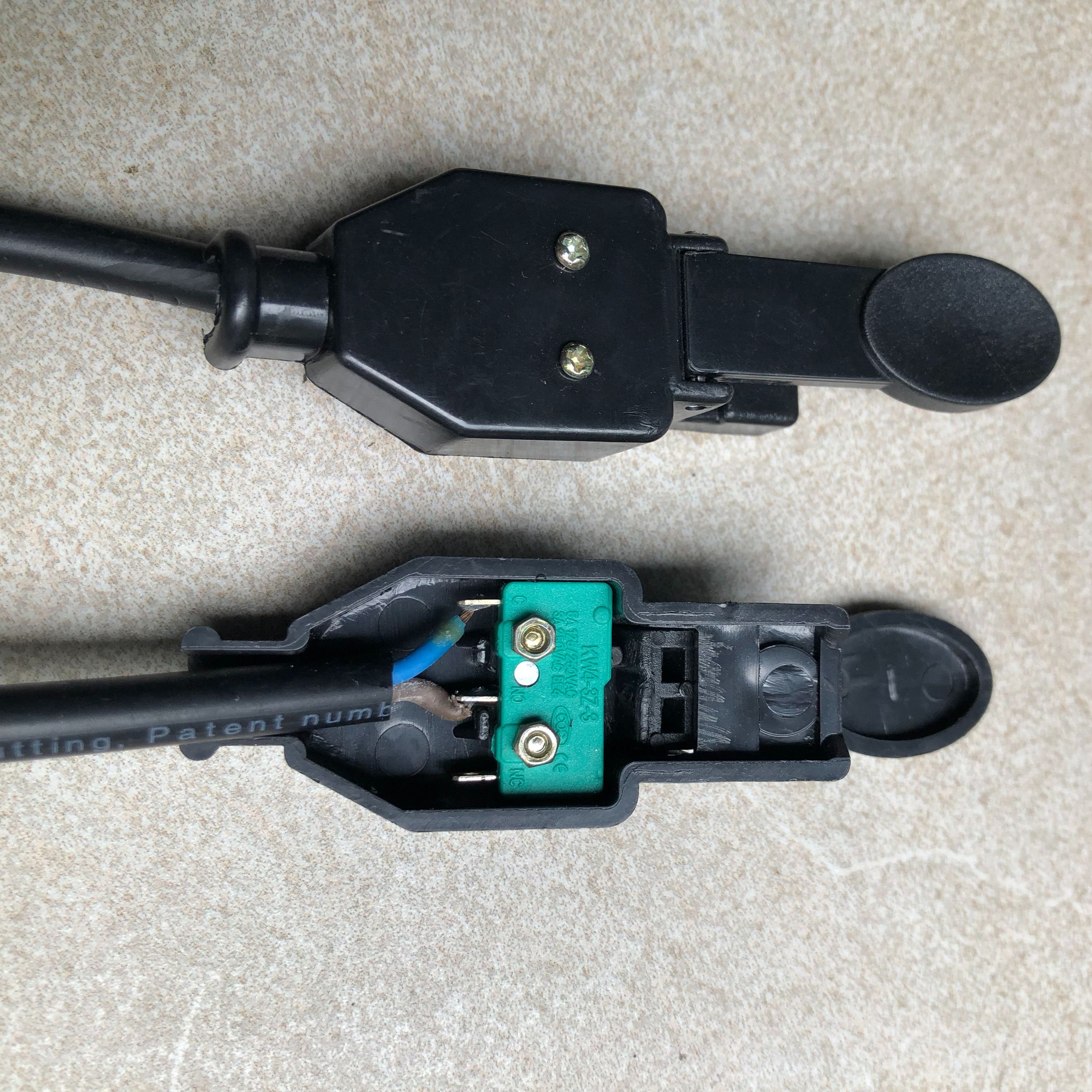 switch for welding Tig torch wired connector type good