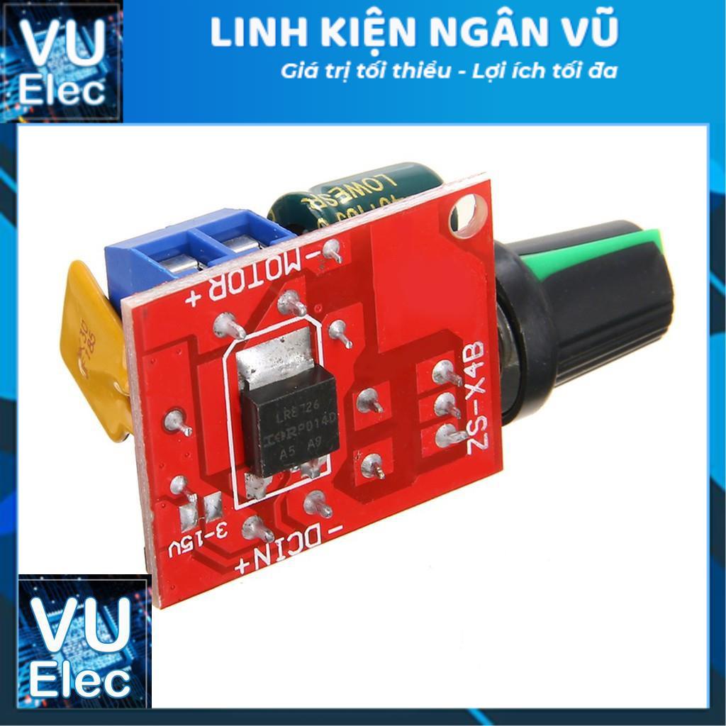 Dimmer DC3-24V 5A - Điều tốc động cơ, quạt Dc