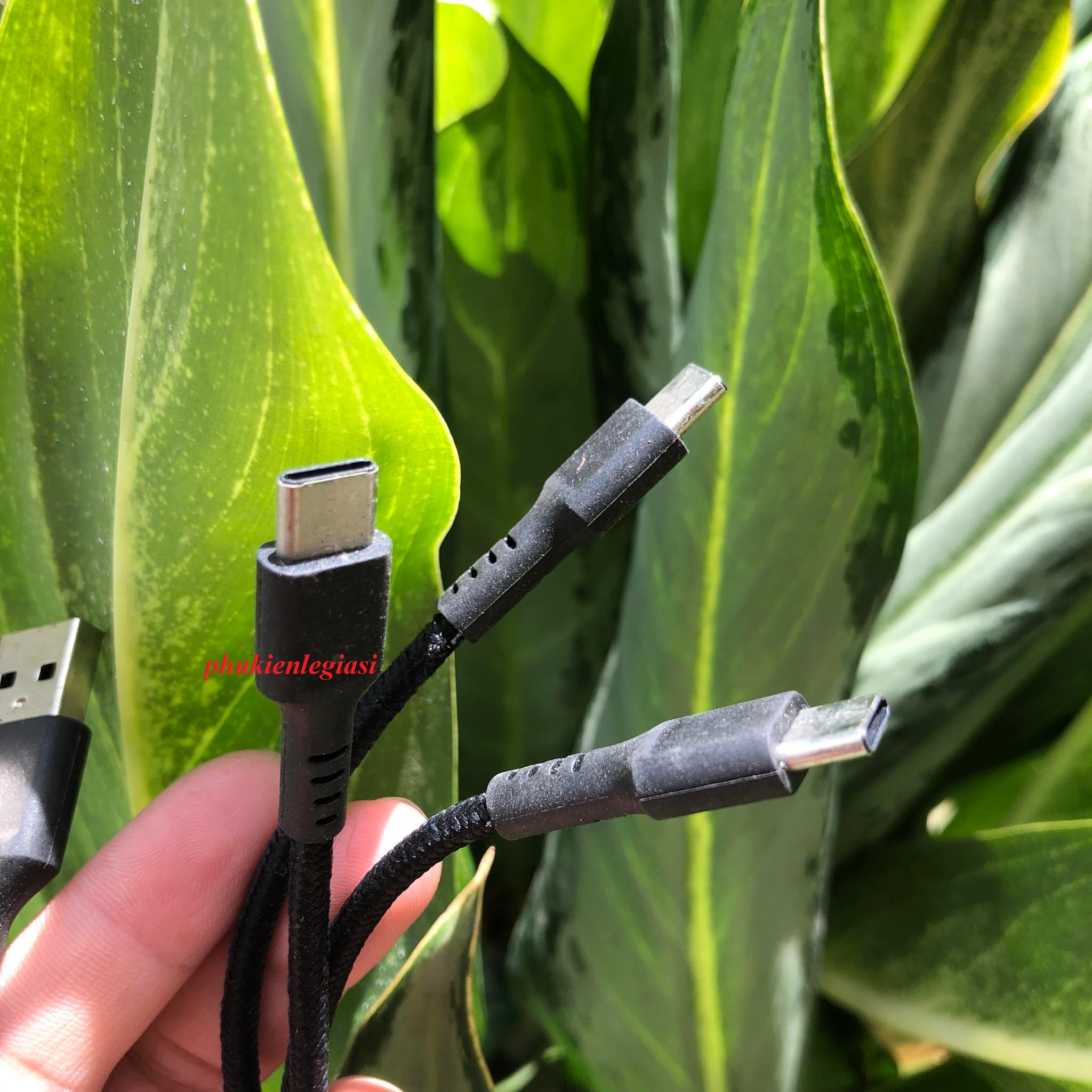 Cáp sạc ngắn 30cm dây Nylon; Dây dù micro usb typec iphone