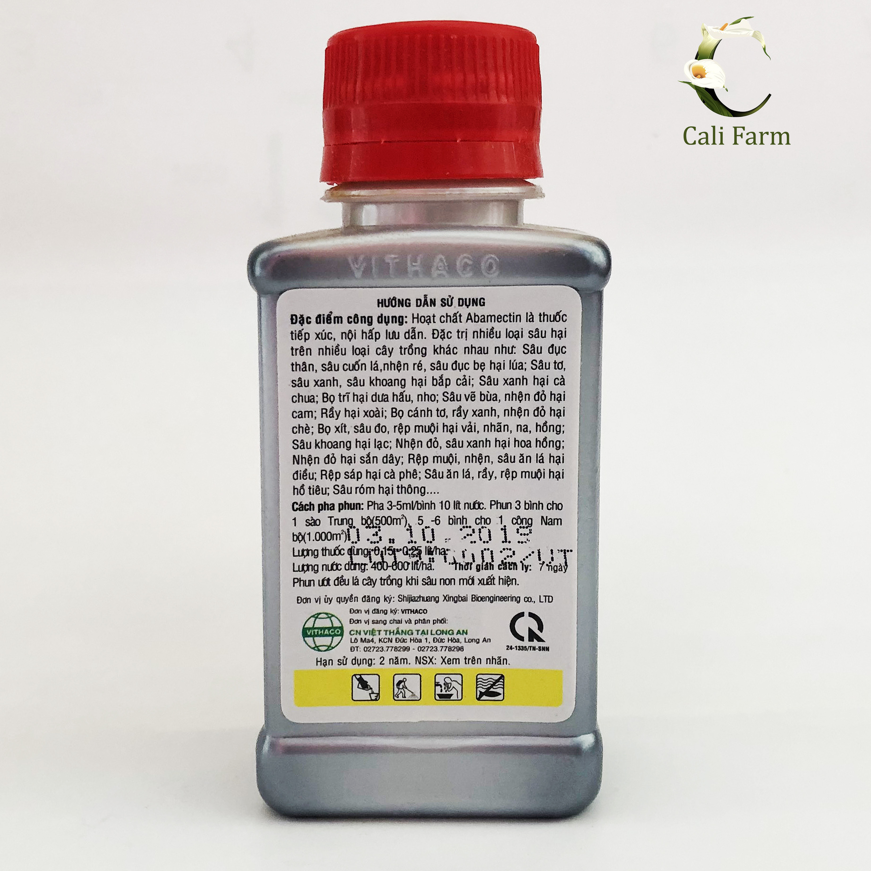 Chế phẩm diệt sâu sinh học Reasgant 3.6EC 100ml