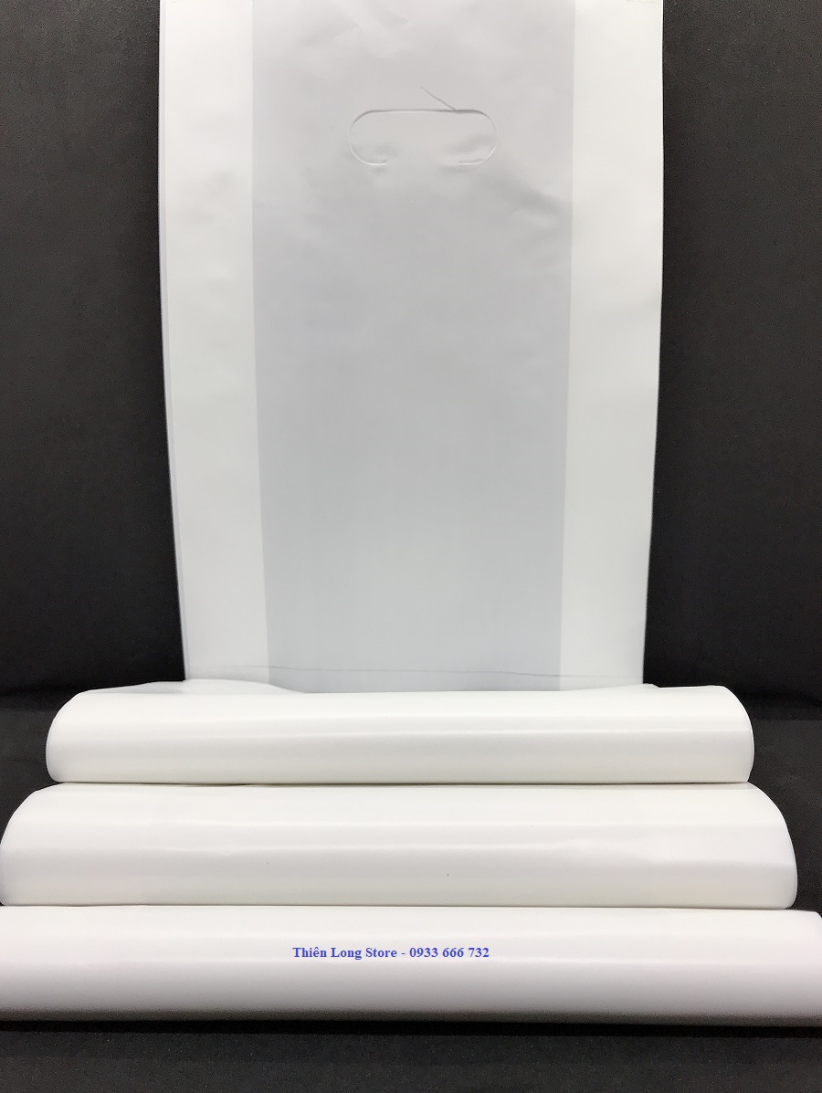 Túi nilon HD Trắng Sữa - Bóng đẹp, mỏng, dai (1kg)