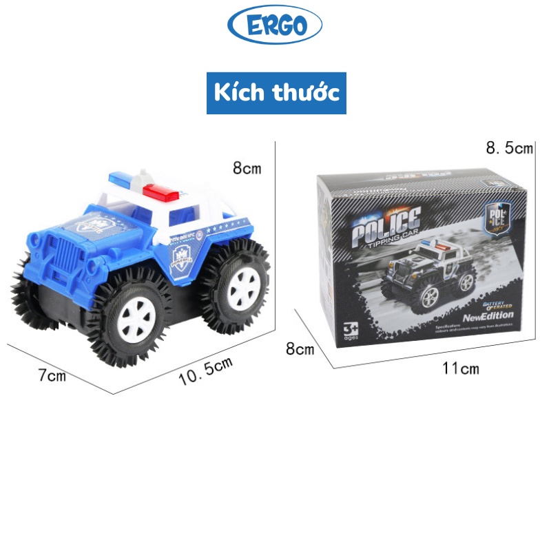Ô tô cảnh sát địa hình đồ chơi cho bé