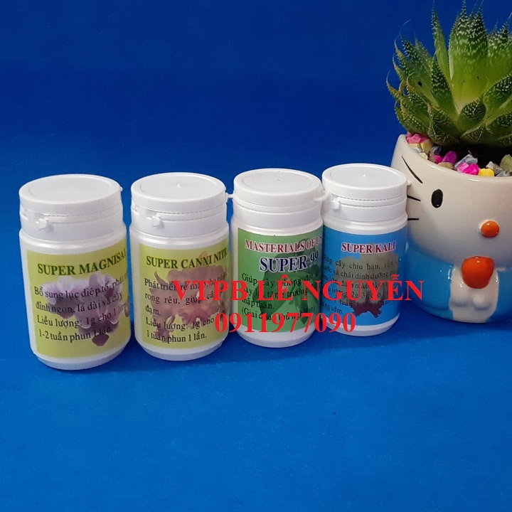 Combo 4 loại phân SUPER của Thầy Tám Ngọc