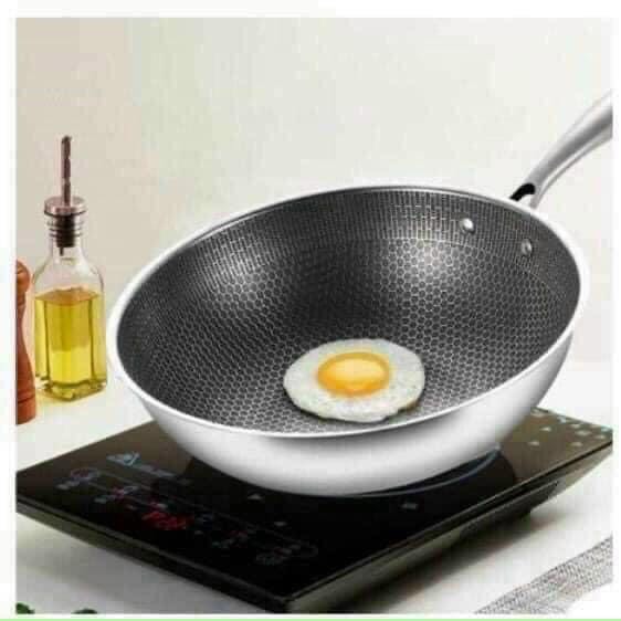 Chảo Chống Dính Sâu Lòng 32cm vân tổ ong
