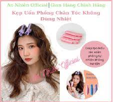 Kẹp Uốn Phồng Chân Tóc Mái Phong Cách Hàn Quốc
