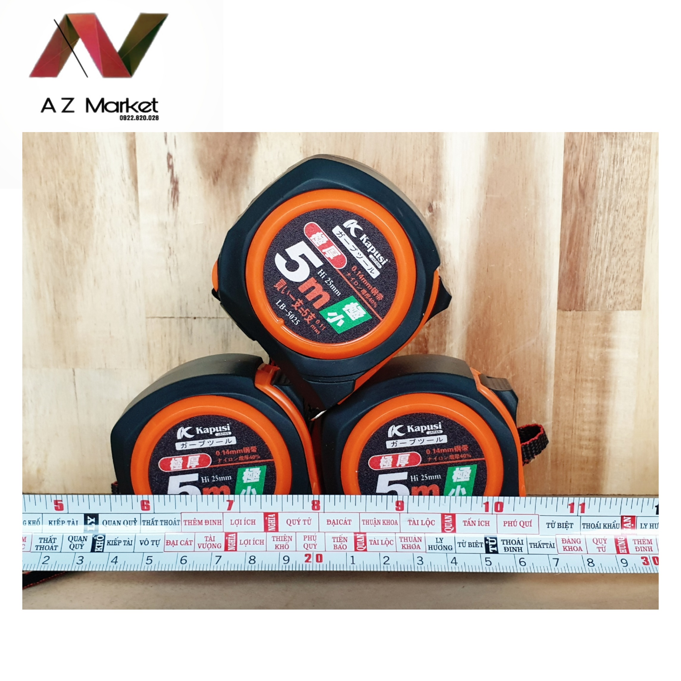 Kapusi-Thước lỗ ban 2 hệ 5m cao cấp