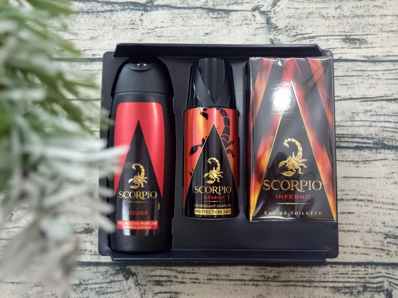 Set Nước hoa xịt khử mùi nam Scorpio Inferno
