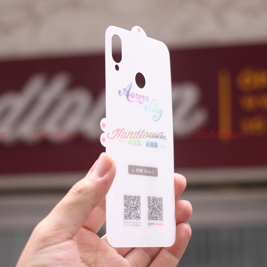 Miếng Dán Mặt Lưng PPF Dành Cho Huawei Nova 3i Cầu Vồng