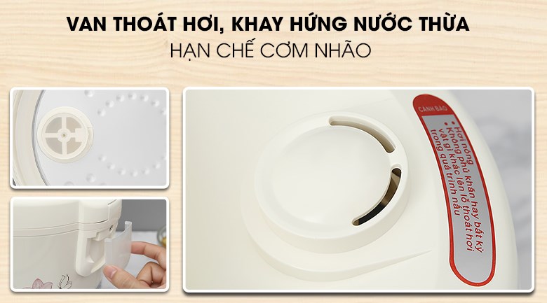 Nồi cơm điện nắp gài Kangaroo 1.2 lít KG12RC1