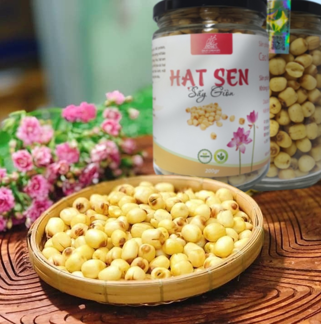 Hạt sen sấy giòn - Dalat Cordyceps