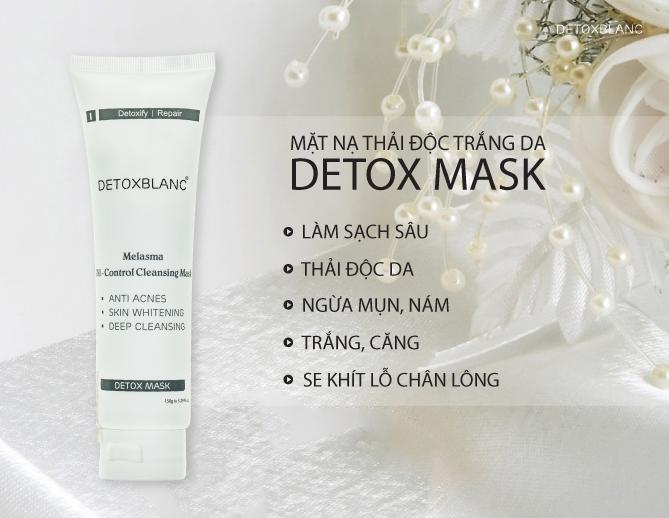 [HCM]Detox Mask - Mặt nạ thải độc trắng da 30ml