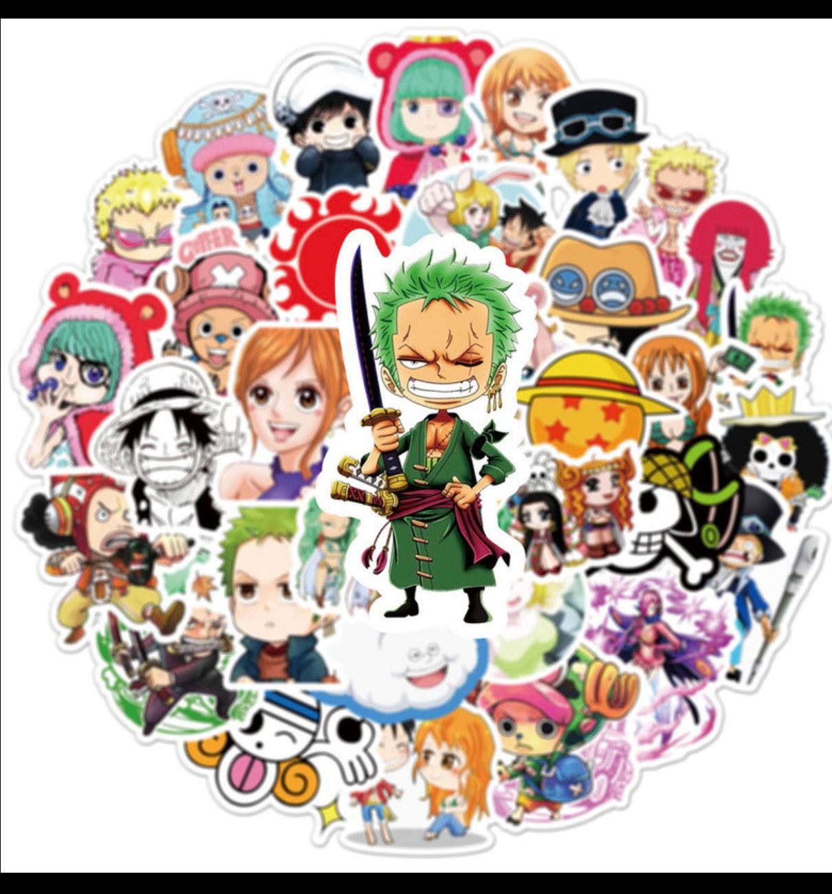 Sticker chống nước anime One Piece