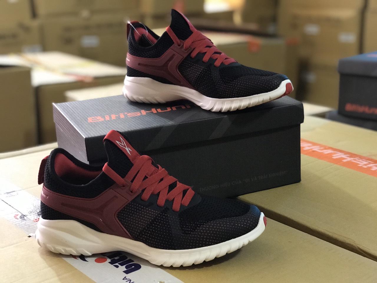 Giày Sneaker Nam Nữ Cao Cấp Bitis Hunter X Retro Essential Pack, DSUH00800DEN (Đen)