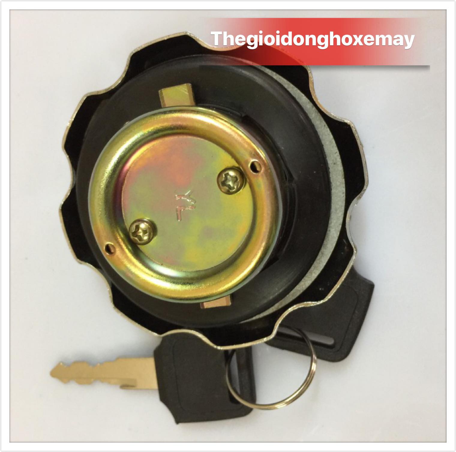 Nắp bình xăng inox cho xe CD có khóa