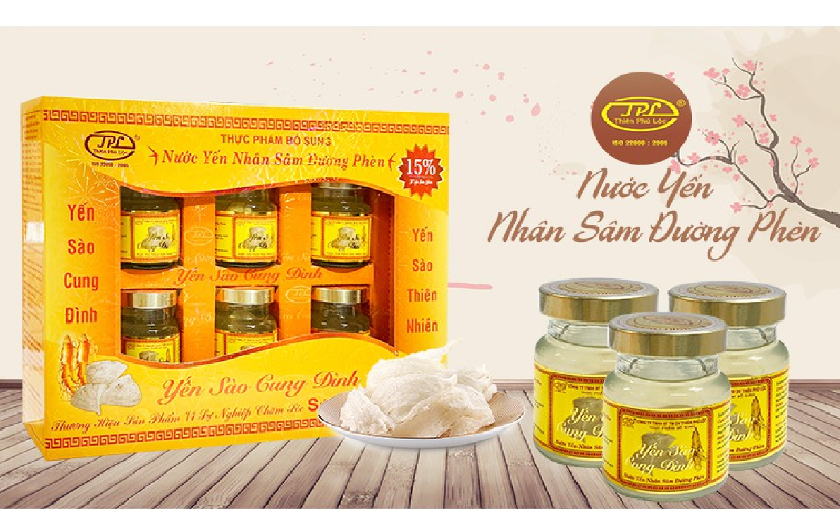 Yến sào Cung Đình nhân sâm 15% yến tổ ( 70ml / lọ)