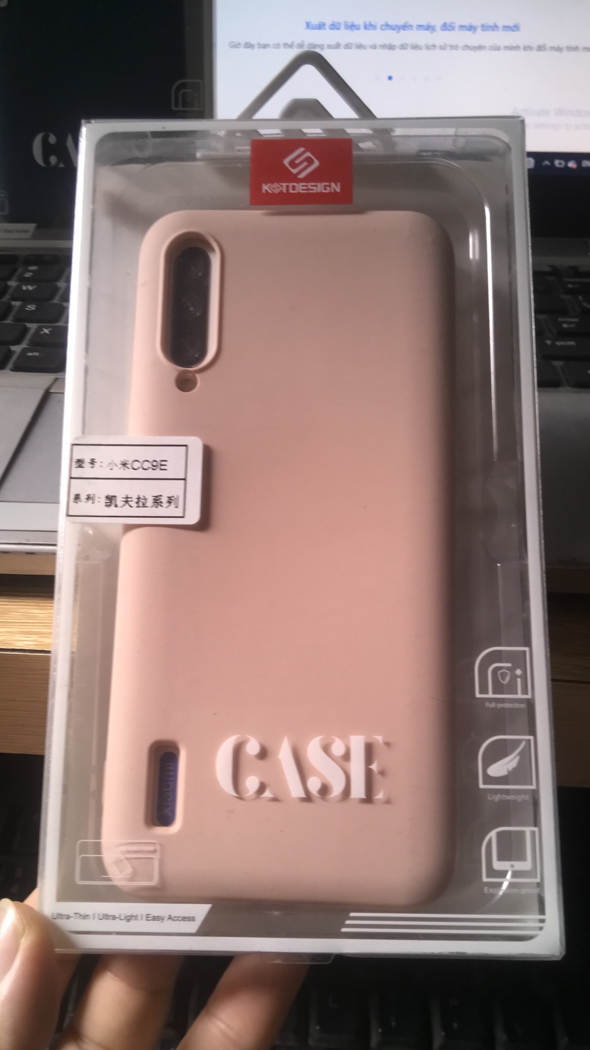 Ốp lưng Xiaomi Mi CC9, CC9E KSTDESIGN dẻo màu thời trang