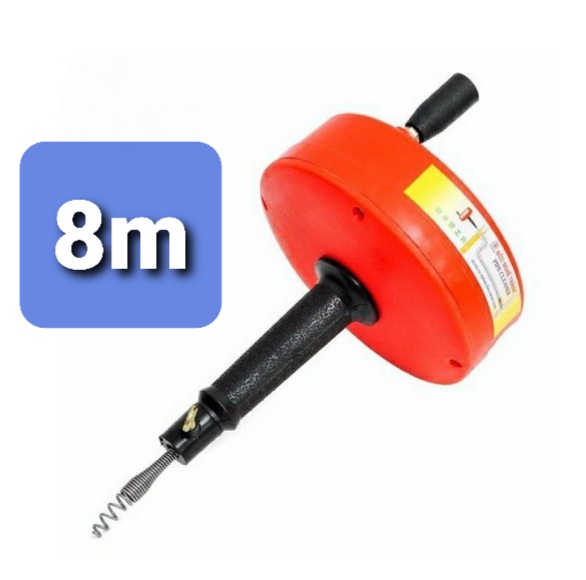Dụng cụ thông ống cống dài 5m 8m bảo long thành - thông cống 5 mét 8 mét