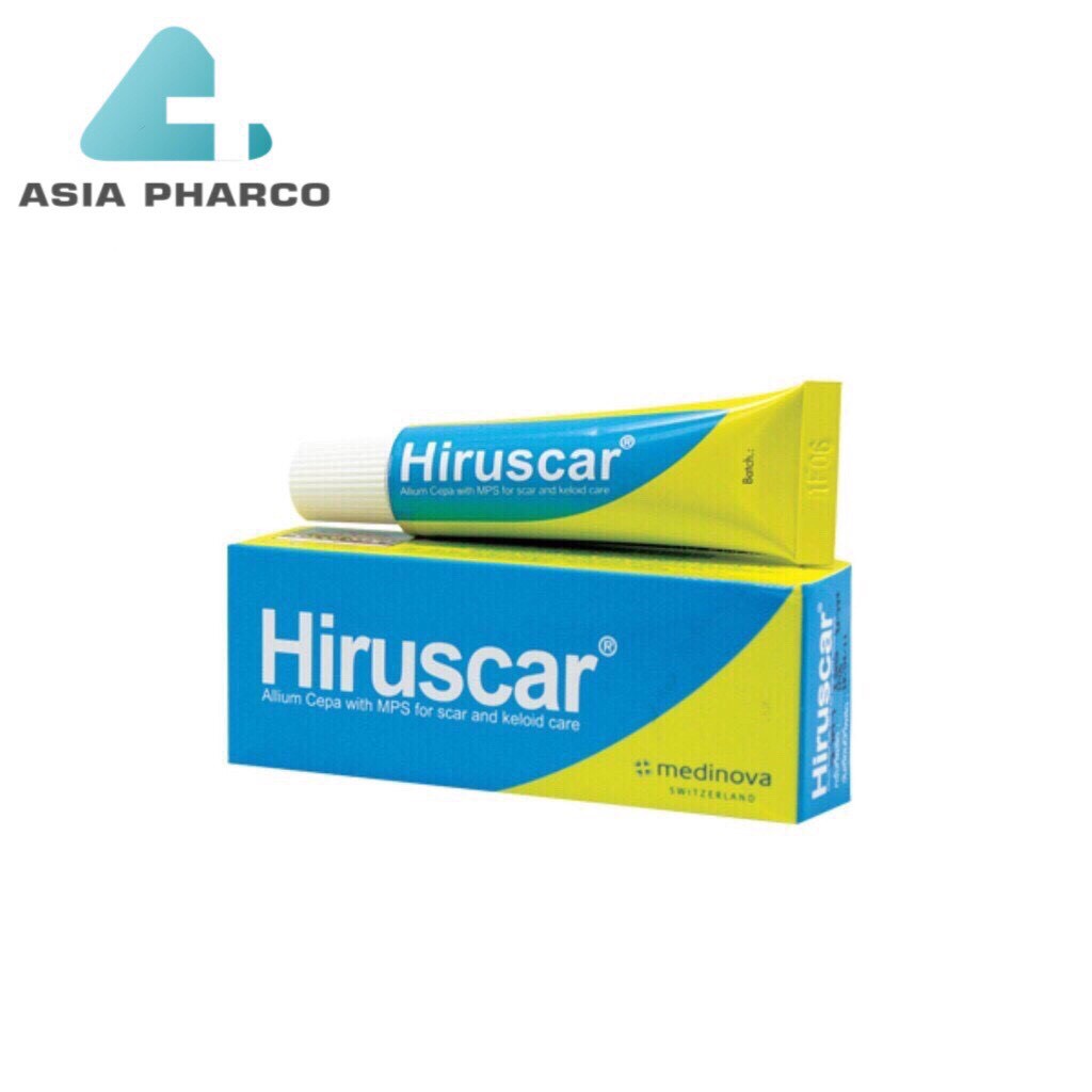 Hiruscar gel cải thiện sẹo vừa sẹo lõm sẹo thâm