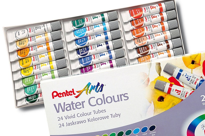 Màu Nước PENTEL Tuýp 24 Màu Cao Cấp