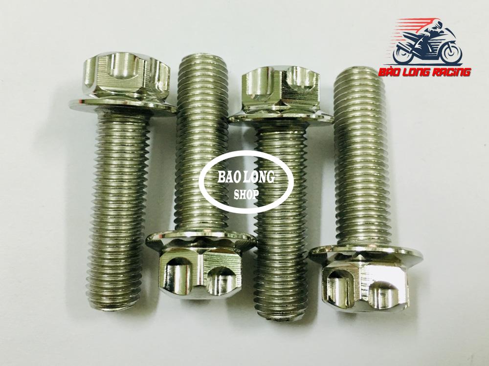 4 con Ốc Inox Salaya 10ly30 gắn mọi loại xe máy