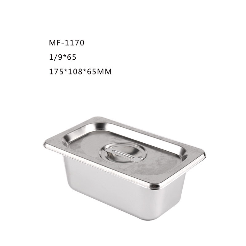 [HCM] Khay Inox Đựng Thạch Topping Trà Sữa 1/9