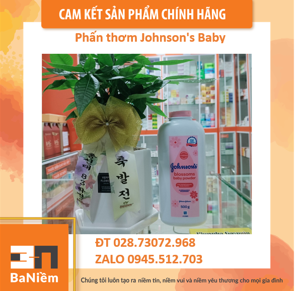 Phấn HỖ TRỢ Rôm Sảy Chính Hãng Johnson Baby