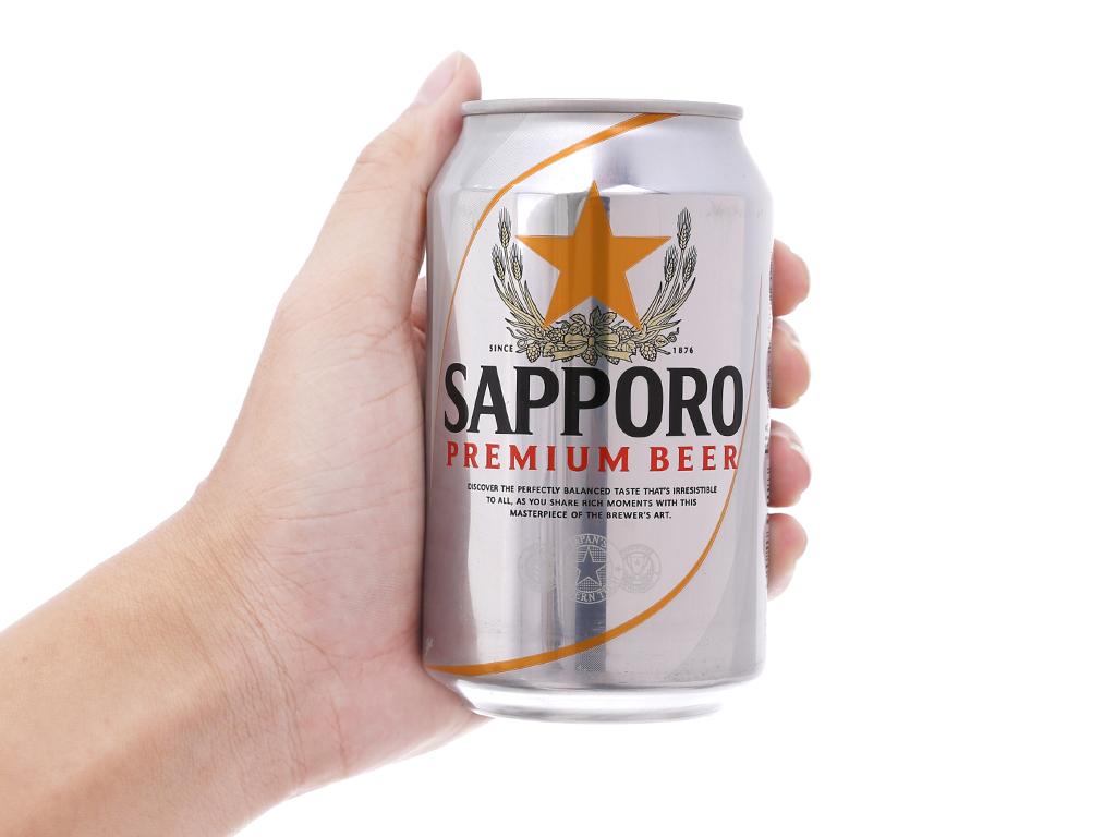 [Siêu thị WinMart] -  Bia Sapporo Premium lon 330ml