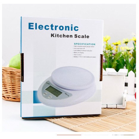Cân Điện Tử Mini 5Kg (Cân Tiểu Ly B06) + Tặng Kèm 1 Đôi Pin Aa