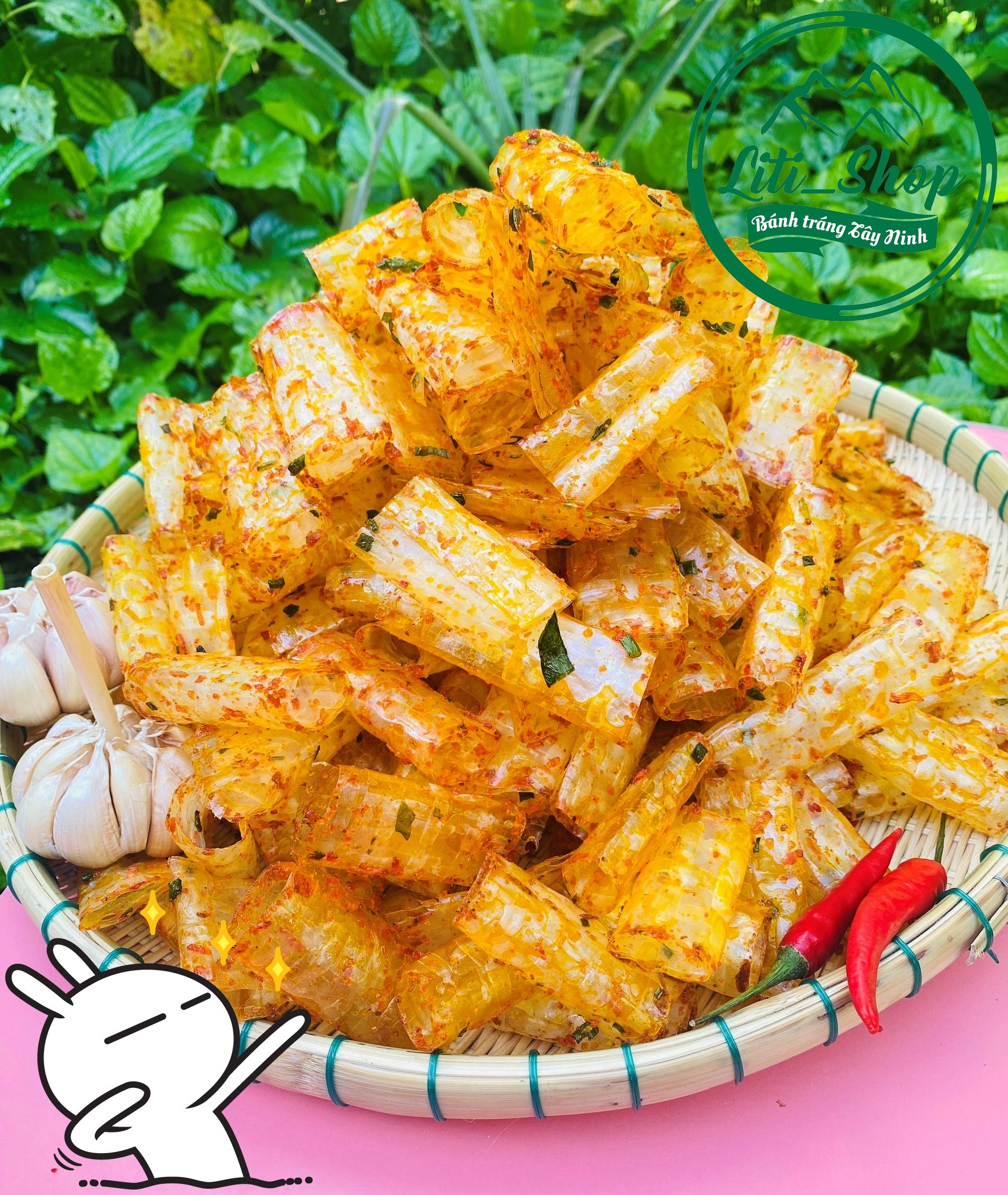 Bánh tráng Cuộn Tôm -Sate 500Gr [Loại hảo hạng]