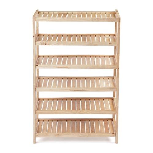 Kệ dép gỗ 80cm - 6 tầng