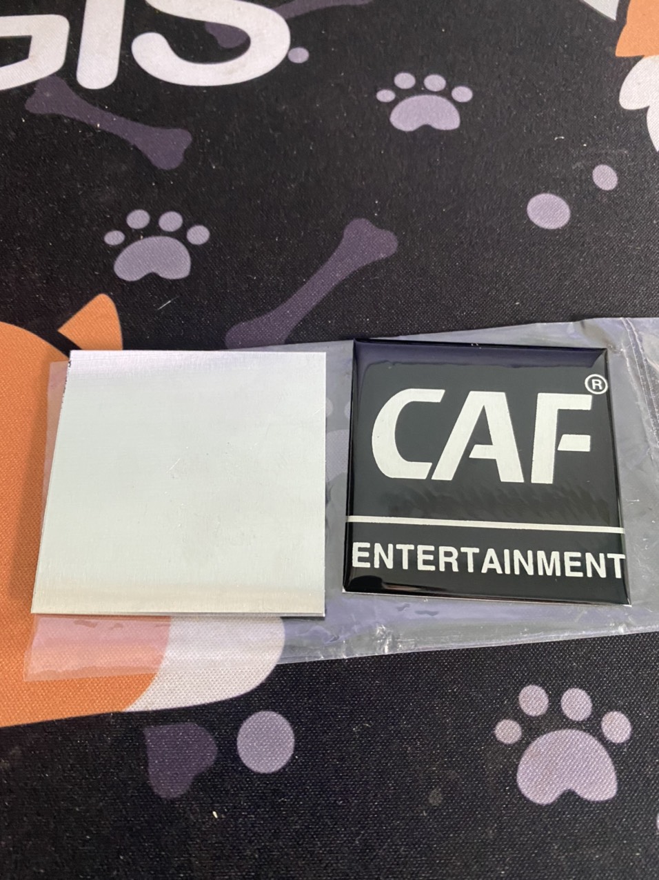 Tem Loa CAF Dán Thùng Loa Vuông 5cm ( giá 2 tem )