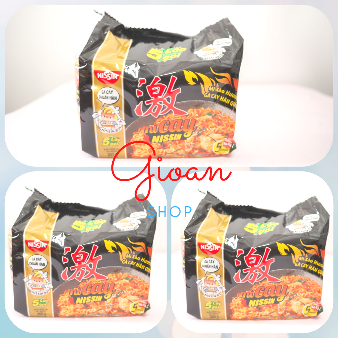 [HCM] MÌ CAY HÀN QUỐC NISSIN ( THÙNG 30 GÓI ) mì gà cay
