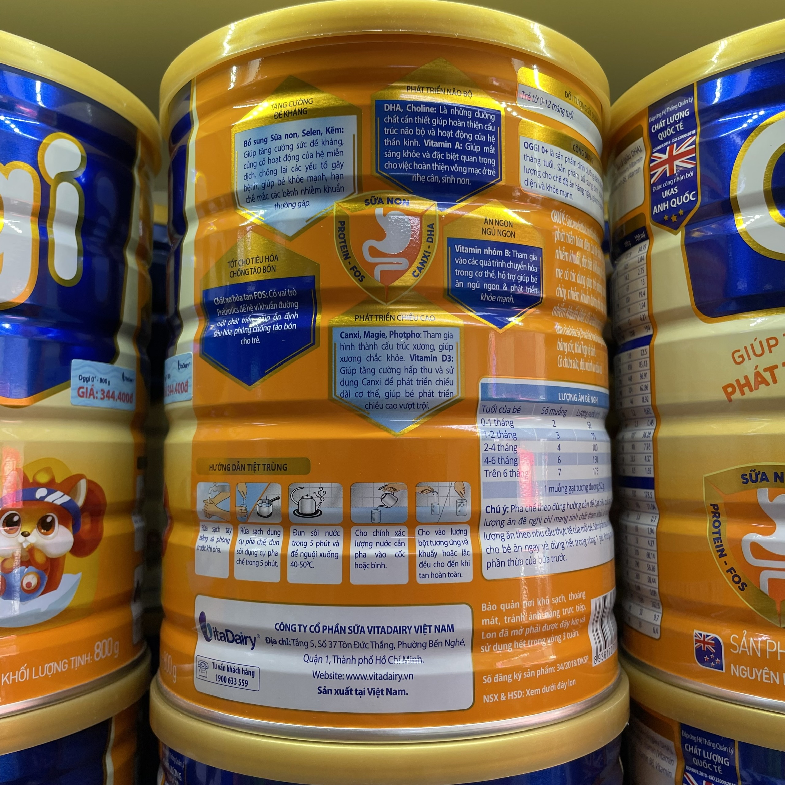 [Hỏa Tốc, Có Tích Điểm] Sữa OGGI 0+ 800g, 1+, 2+ 900g (Có Quà tặng, Date Mới)