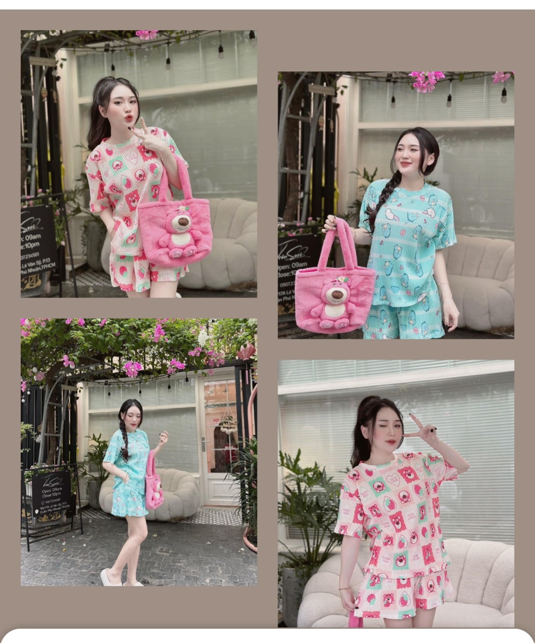 sét đùi dập li họa tiết new trend chất đẹp