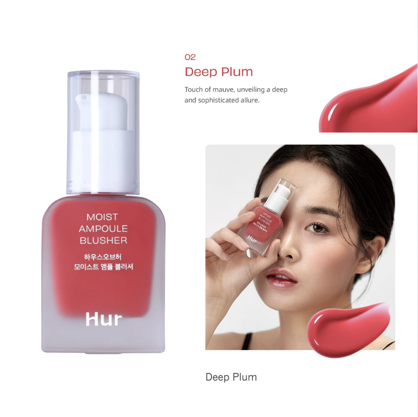 Má hồng kem house of hur moist ampoule blusher 20ml