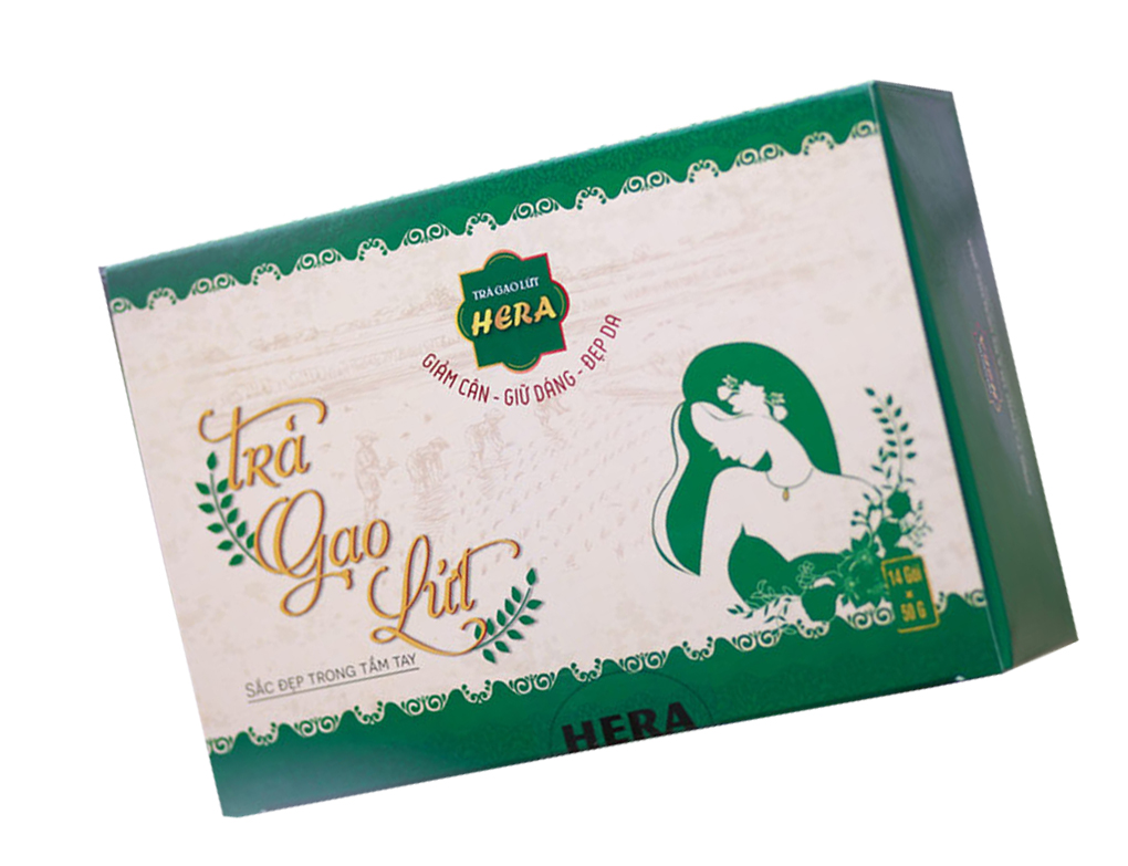 Trà giảm cân gạo lức Hera (cam kết 9 hãng)