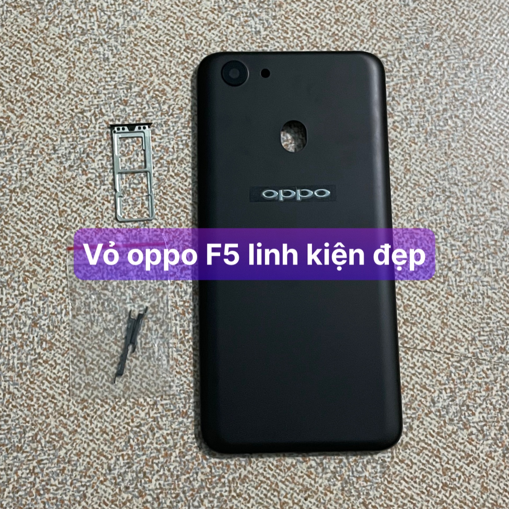 lưng vỏ zin oppo F5 (có kèm khay sim)