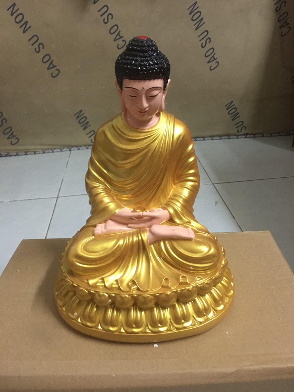 [HCM]TÔN TƯỢNG PHẬT THÍCH CA MÂU NI 30CM - COMPOSITE