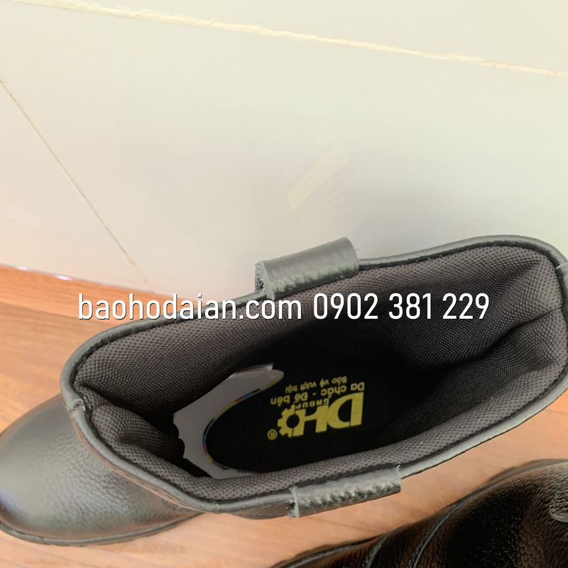 Ủng bảo hộ lao động DH-group chất liệu da - đủ size