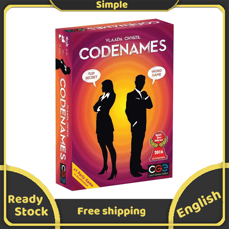 Codenames board Cards game Fun Adult man women Couple Party Game