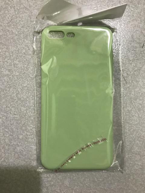 Ốp lưng trơn dẻo Xanh matcha - Chất dày mịn Cho Iphone