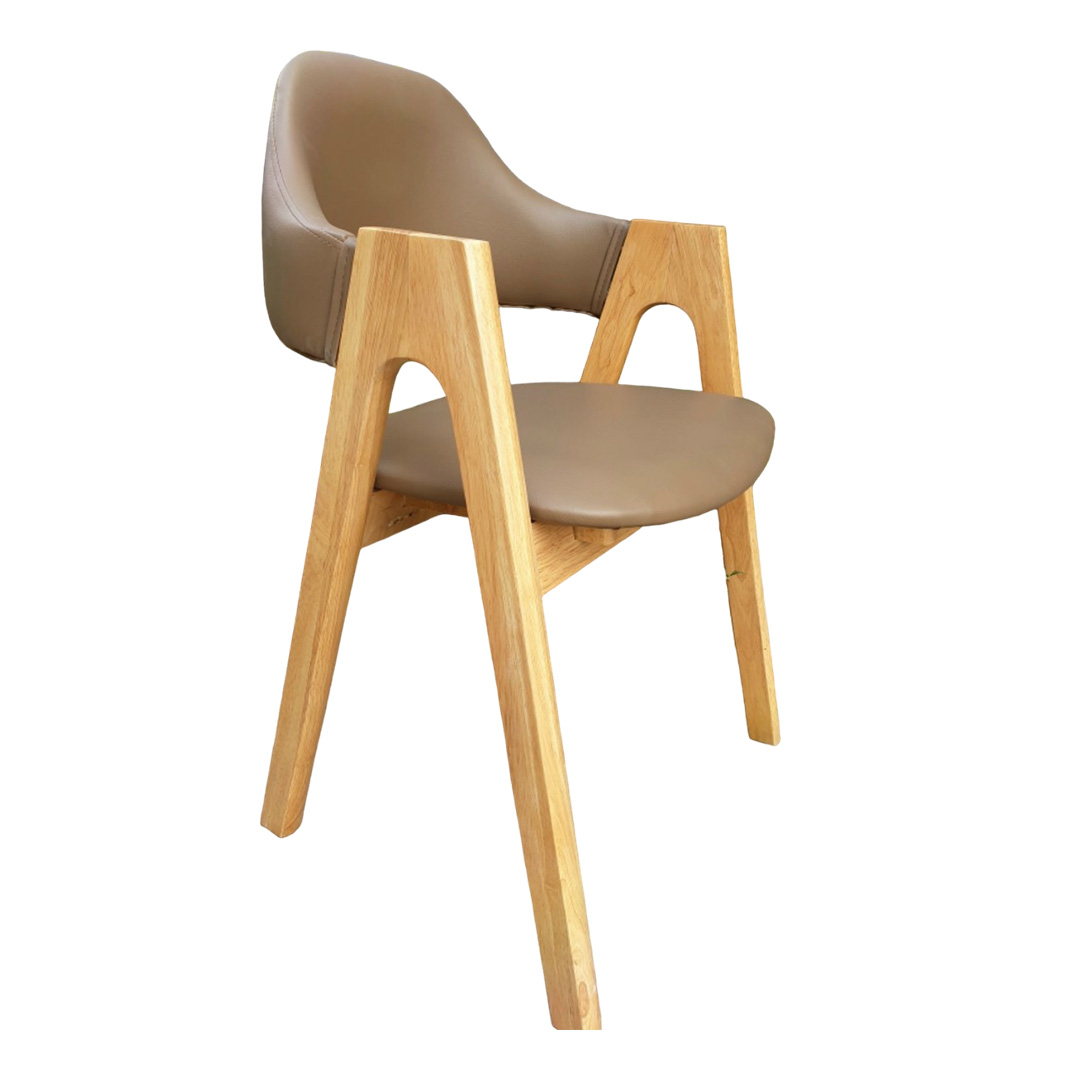 [Freeship] Ghế tựa phòng ăn IBIE Emma gỗ cao su, tùy chọn màu sắc, phong cách hiện đại, hàng loại 1 sơn PU 3 lớp chuẩn xuất khẩu Nhật/Hàn