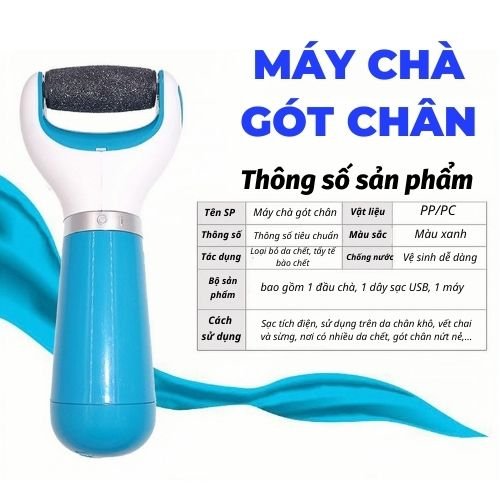 Máy Chà Gót Chân Tẩy Tế Bào Chết BÁCH HÓA TOKI