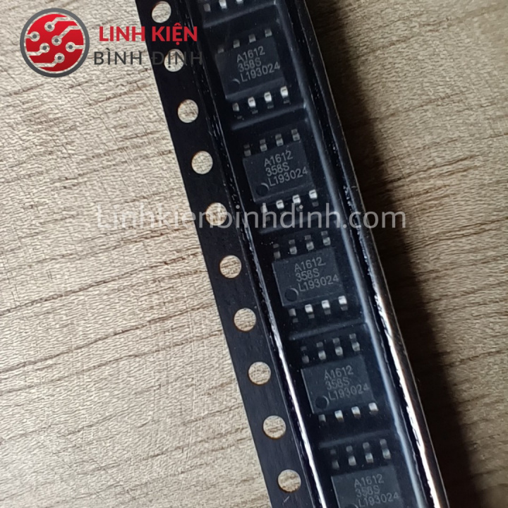 IC dán LM358S SMD (túi 10 IC)