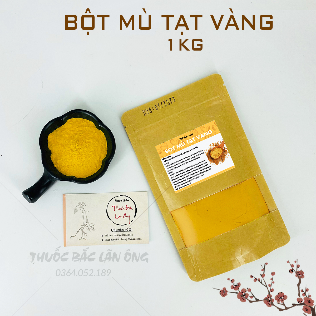 Bột mù tạt 1kg - lãn ông