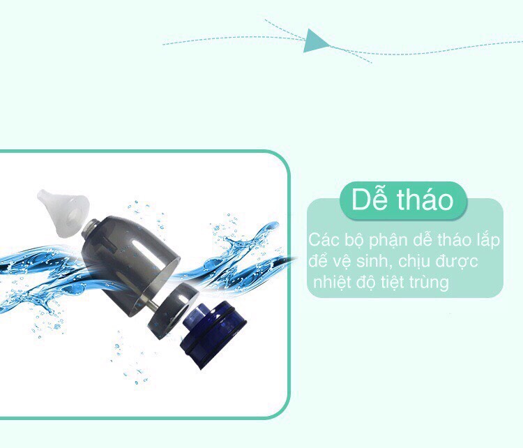 Dụng Cụ Hút Mũi Thông Đờm Thông Minh Cho Bé 11c139